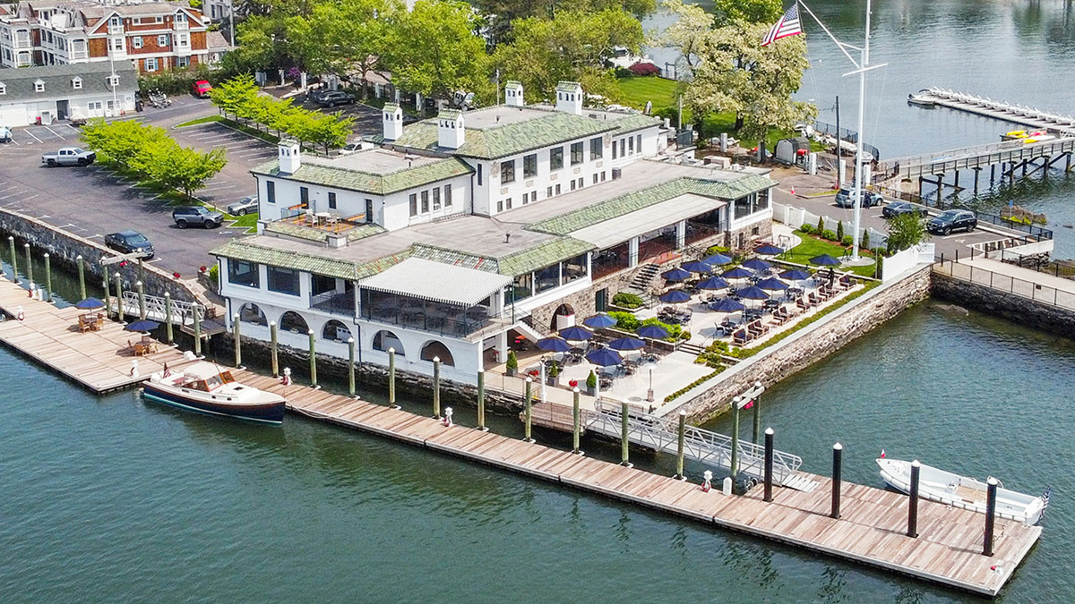 Indian Harbor Yacht Club aerial view